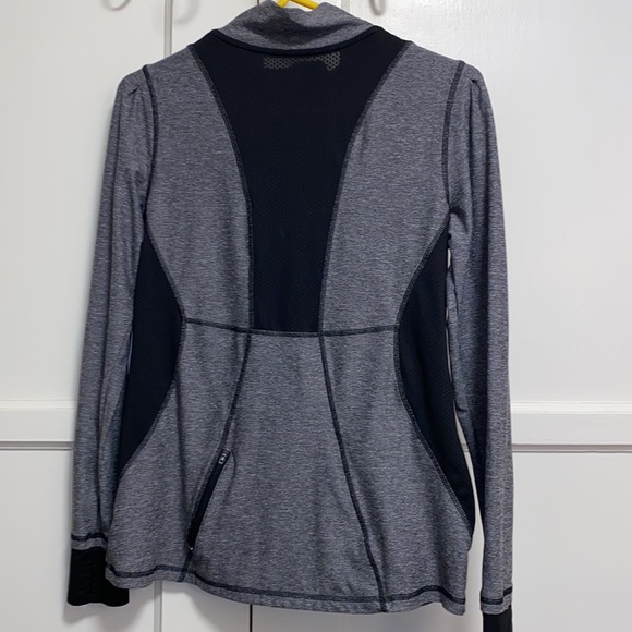 C9 by Champion Small Quarter Zip Athletic Gray Lightweight Pullover - Picture 3 of 14